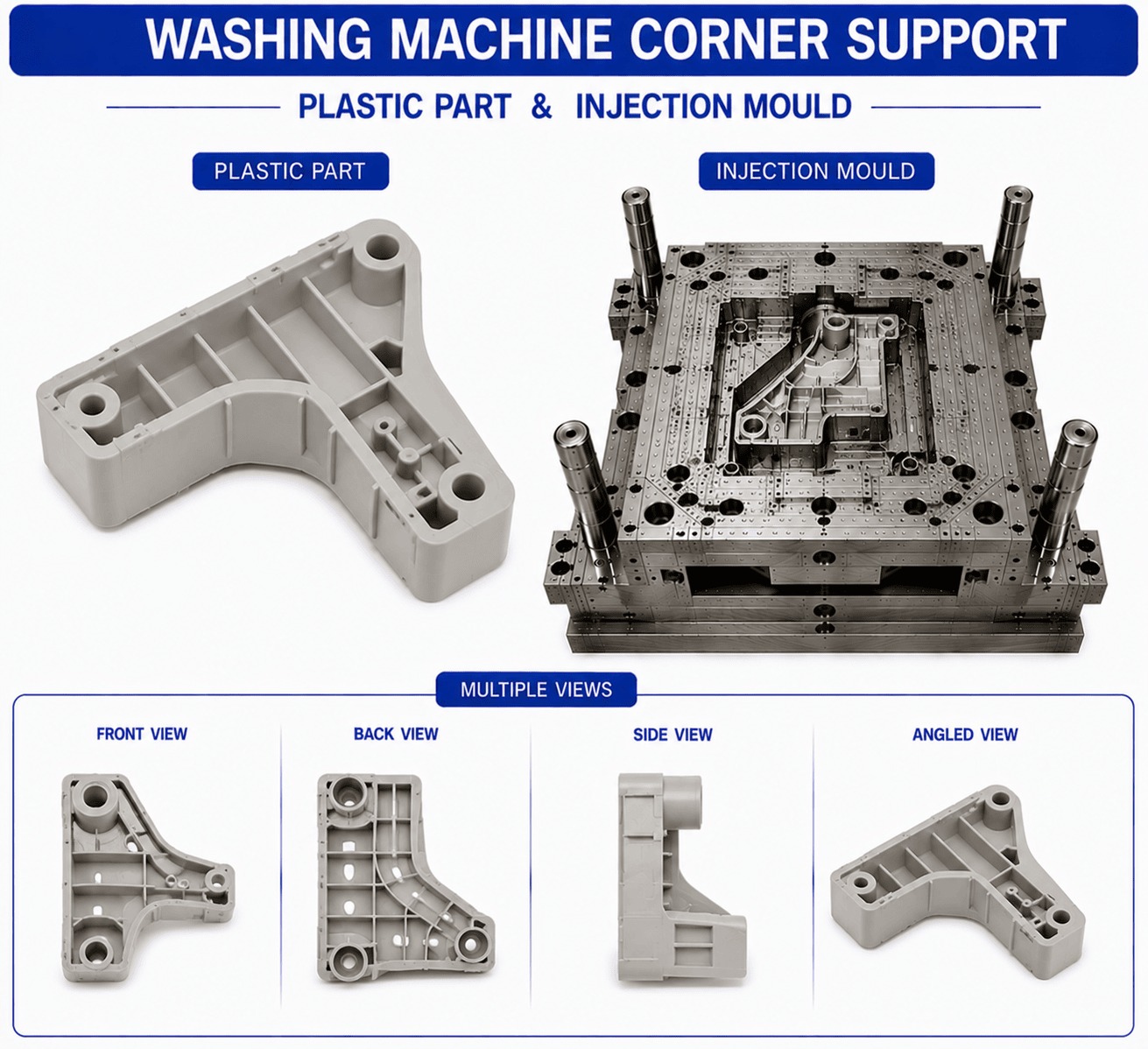 Washing Machine Plastic Corner Support